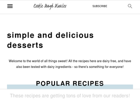 'thecookiedoughdiaries.com' screenshot