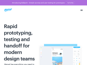 'marvelapp.com' screenshot