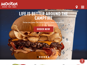 'mooyah.com' screenshot