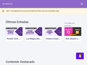 'netmentor.es' screenshot