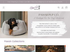 pawshpupco.com homepage screenshot