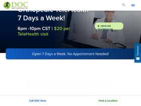 'directorthocare.com' screenshot