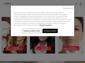 'lorealparis.pl' screenshot
