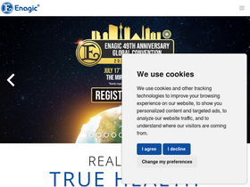 'enagic.com' screenshot