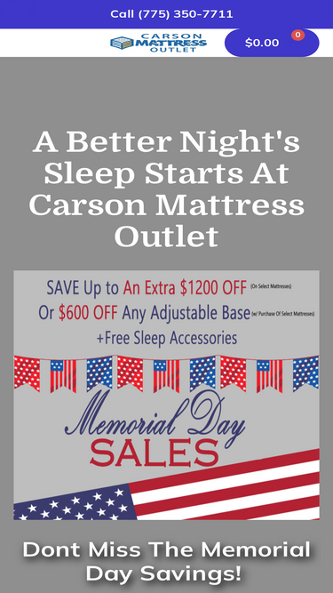 carsonmattressoutlet.com
