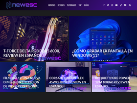 'newesc.com' screenshot