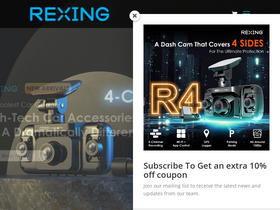 'rexingusa.com' screenshot