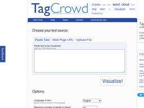 'tagcrowd.com' screenshot