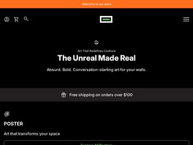 ArtCoolture homepage screenshot