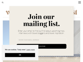 'worldofwanderlust.com' screenshot