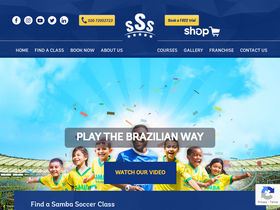 'sambasoccerschools.com' screenshot