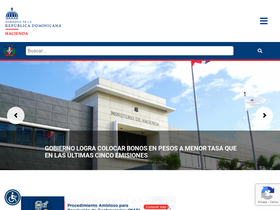'sigob.hacienda.gob.do' screenshot