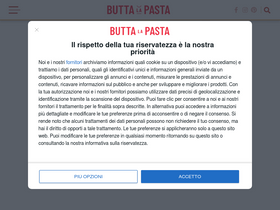 'buttalapasta.it' screenshot