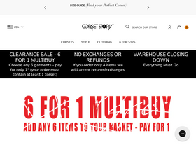 'corset-story.com' screenshot