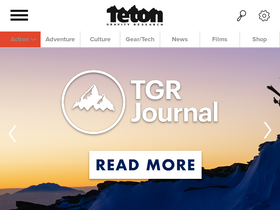 'tetongravity.com' screenshot