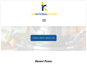 'therationalkitchen.com' screenshot