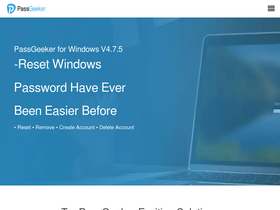 'passgeeker.com' screenshot