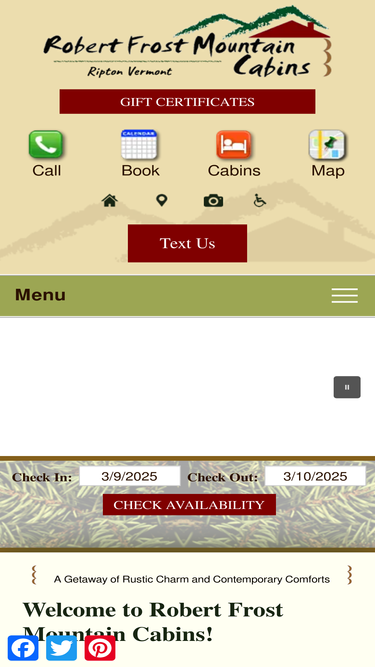 robertfrostmountaincabins.com