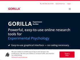 'gorilla.sc' screenshot