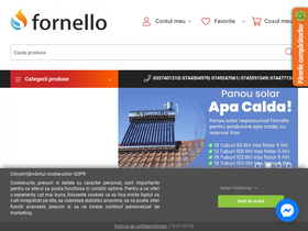 'fornello.ro' screenshot