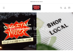 digitalwreck.com homepage screenshot