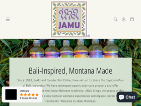 jamuspa.com homepage screenshot