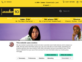 'sneaker10.cy' screenshot