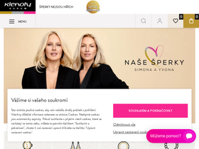 'klenotyaurum.cz' screenshot