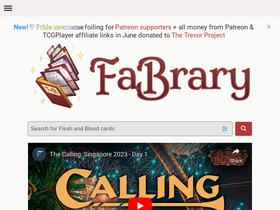 'fabrary.net' screenshot