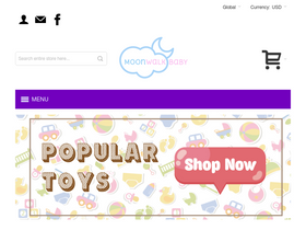 'moonwalkbaby.com' screenshot