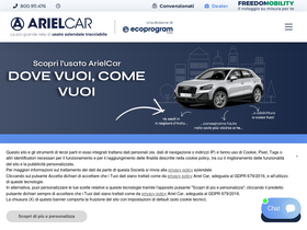 'arielcar.it' screenshot
