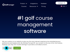 'golfmanager.com' screenshot