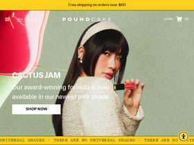 poundcake.com homepage screenshot
