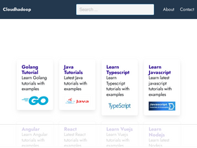 'cloudhadoop.com' screenshot