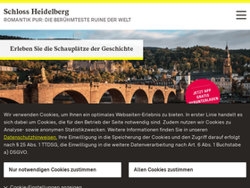 'schloss-heidelberg.de' screenshot