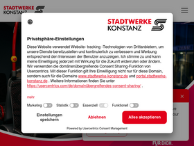 'stadtwerke-konstanz.de' screenshot
