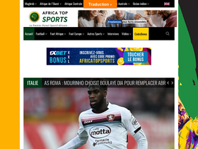 'africatopsports.com' screenshot