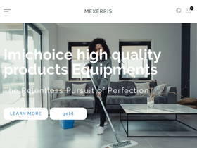 mexerris-us.com homepage screenshot