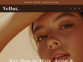 vellutskin.com homepage screenshot