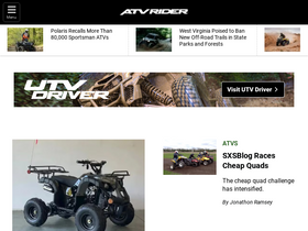 'atvrider.com' screenshot