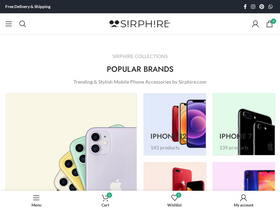 'sirphire.com' screenshot