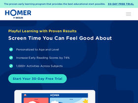 'learnwithhomer.com' screenshot