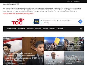 'theonlinecitizen.com' screenshot