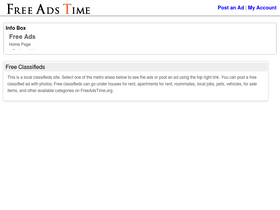 'freeadstime.org' screenshot