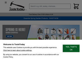 'toolstoday.co.uk' screenshot