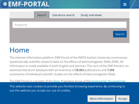 'emf-portal.org' screenshot