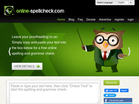 'blog.online-spellcheck.com' screenshot