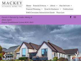 'mackeys.ca' screenshot