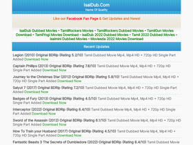 'isaidubhd.net' screenshot