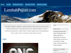 'lembahpujian.com' screenshot